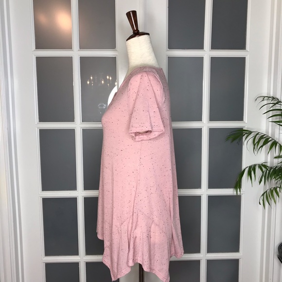 NWT Women’s sz M Blu-Pepper Blush Short Sleeve Top - Picture 4 of 8